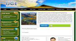 Desktop Screenshot of ijge.org